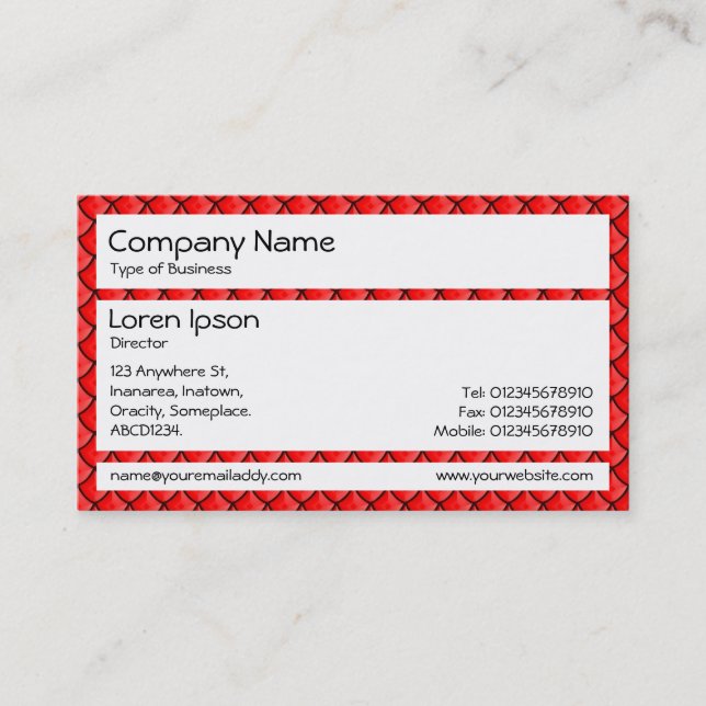 Panels - Dragon Scales Business Card (Front)