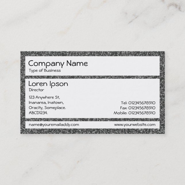 Panels - Granite Business Card (Front)