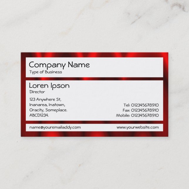 Panels - Hall of Flame Business Card (Front)