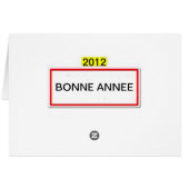 PANELS HAPPY NEW YEAR 2012 CARDS (Back Horizontal)