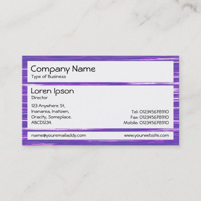 Panels - Purple Lake Business Card (Front)