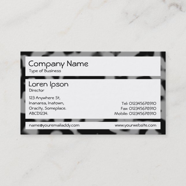 Panels - Smoky The Cow Business Card (Front)
