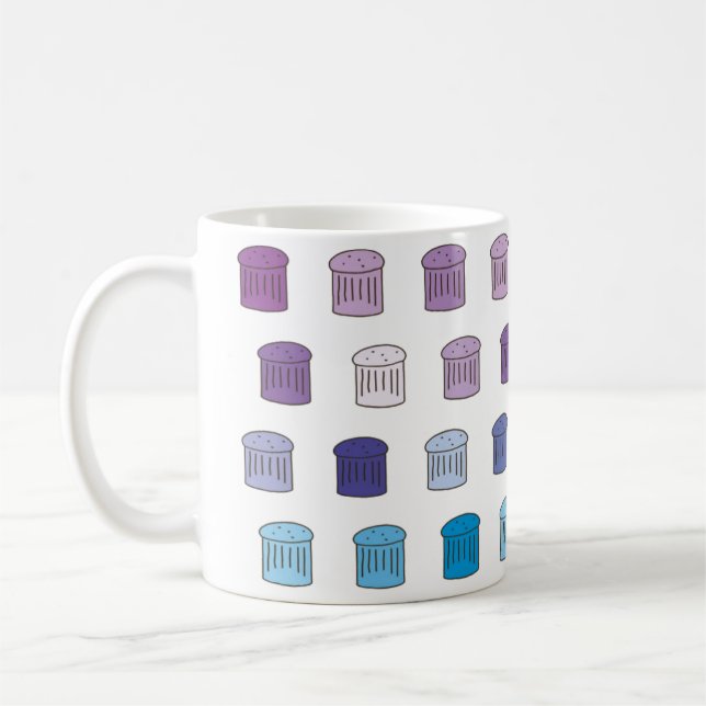 Panettone Mug - Blue / Purple (Left)