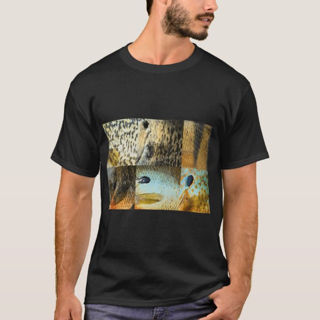 Panfish Skin Patterns (Natural) Multiple T-Shirt (Front)