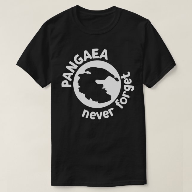 Pangaea Never Forget for Science Lovers  T-Shirt (Design Front)