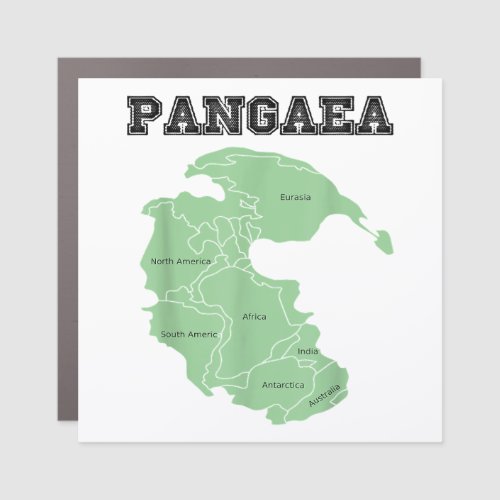 Pangaea T_Shirt Pangea One Continent World Earth G Car Magnet