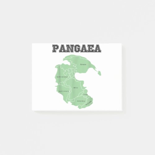 Pangaea T_Shirt Pangea One Continent World Earth G Post_it Notes