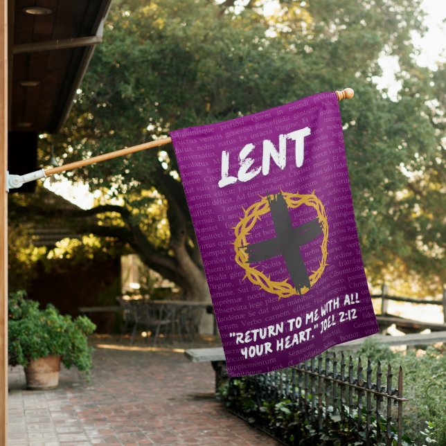 Pange Lingua Lenten Flag (In SItu)
