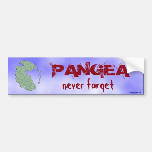 Pangea... Bumper Sticker (Front)