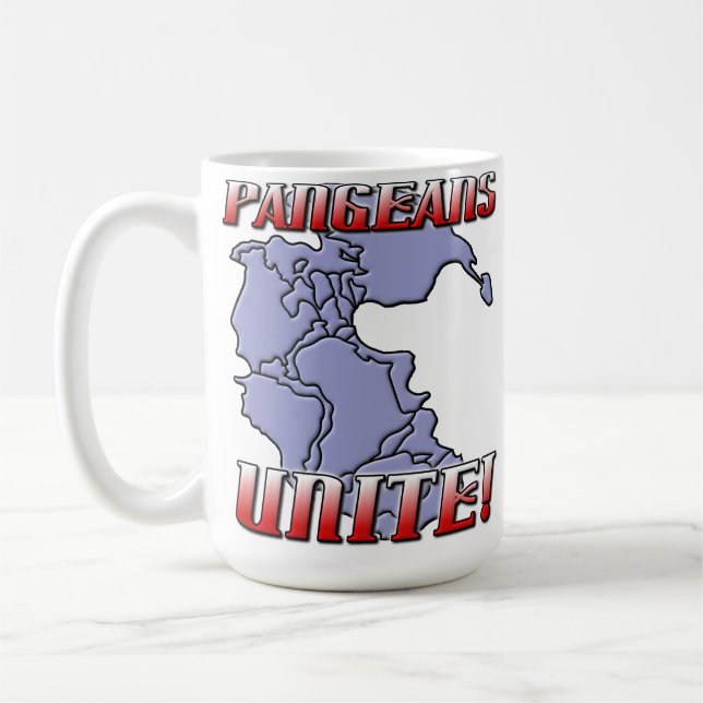 Pangea Unite Geography Mug (Left)