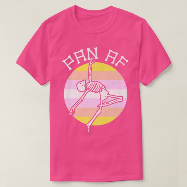 Pangender  Gay Skeleton  seual Identity  Nonbinary T-Shirt (Design Front)