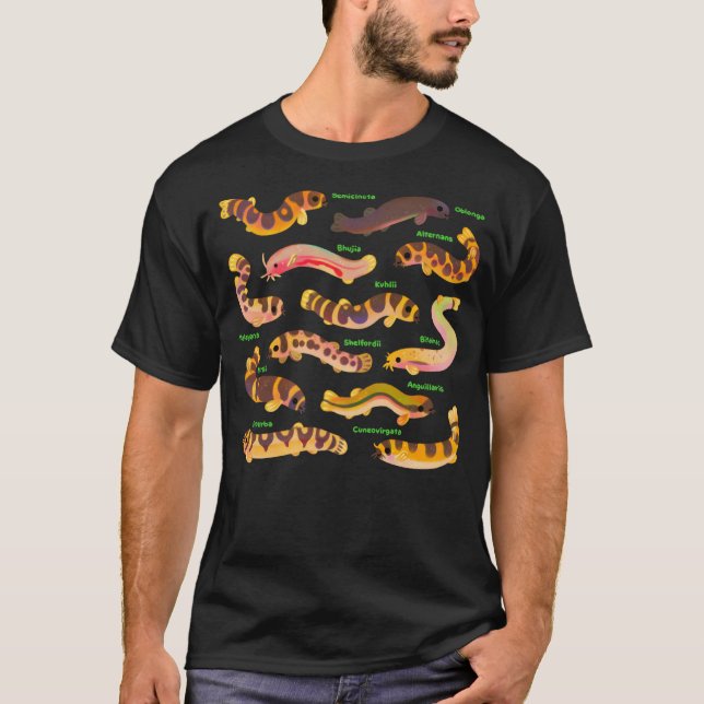 Pangio Loaches (Kuhli Loach) - Other Color  T-Shirt (Front)