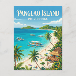 Panglao Island Philippines Postcard