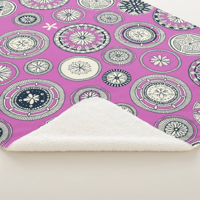 pango magenta sherpa blanket (3/4)