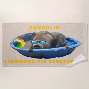 Pangolin Beach Towel