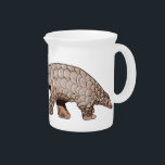 Pangolin cartoon illustration beverage pitcher<br><div class="desc">Pangolin cartoon illustration</div>