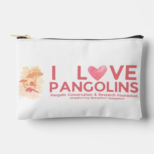 Pangolin Conservation & Research Foundation Mug Accessory Pouch (Front)