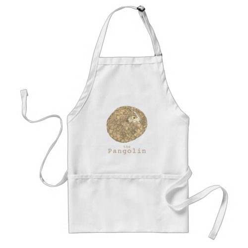 Pangolin Cute rare Animal  Adult Apron