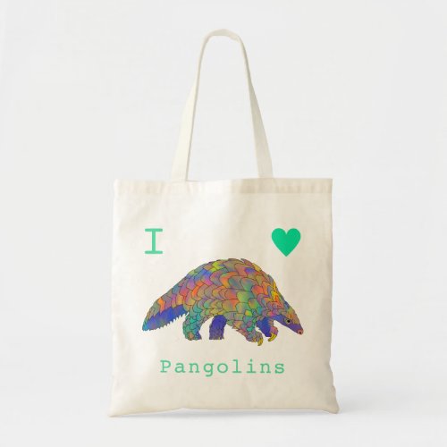 Pangolin cute rare animal Endangered Animal Tote Bag