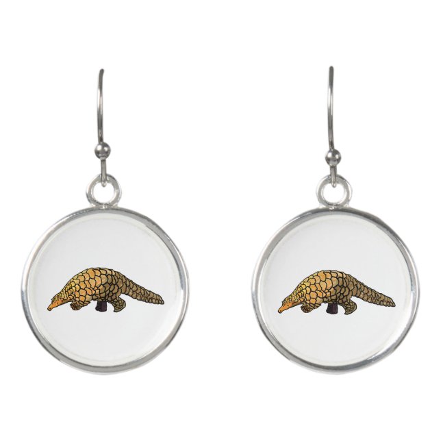 Pangolin Earrings (Front)