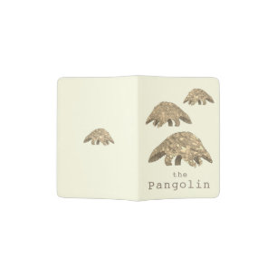 Pangolin Endangered Animal Rights Activism Art Passport Holder