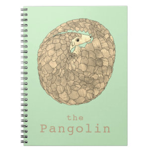 Pangolin Endangered Animal Rights Green Activism Notebook
