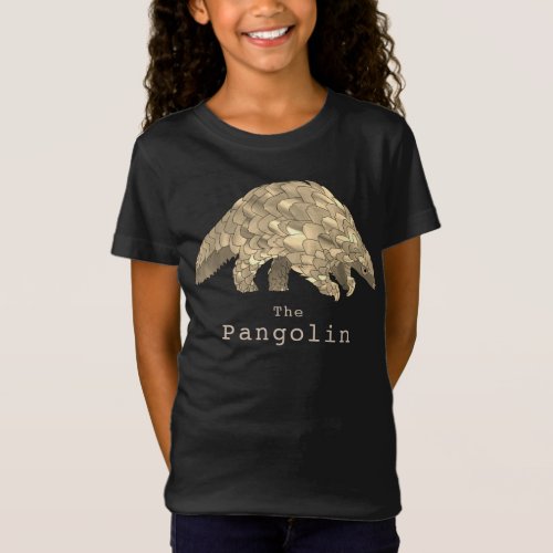Pangolin Endangered Animal Wildlife Activism Art T_Shirt