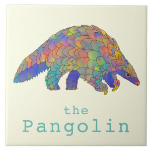 Pangolin Endangered Species Animal Rights Activism Ceramic Tile