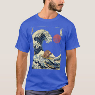 Pangolin Kanagawa Japanese Surfing Wave T-Shirt