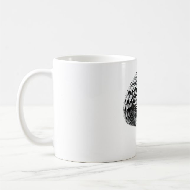Pangolin Love T-Shirt - Protect Endangered Species Coffee Mug (Left)