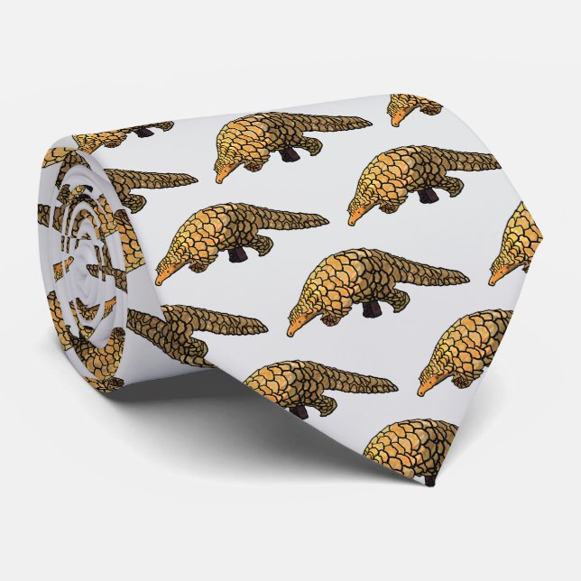 Pangolin Neck Tie (Rolled)
