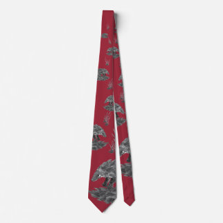 Pangolin Neck Tie (dark design)