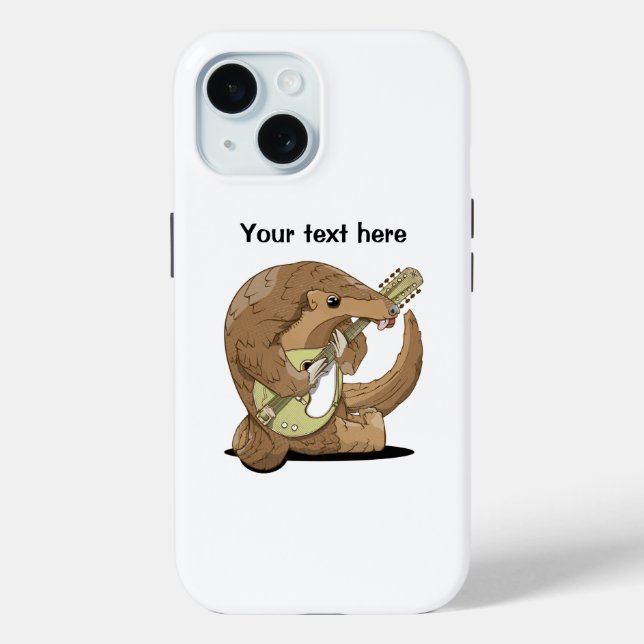 Pangolin playing musical instrument Case-Mate iPhone case (Back)