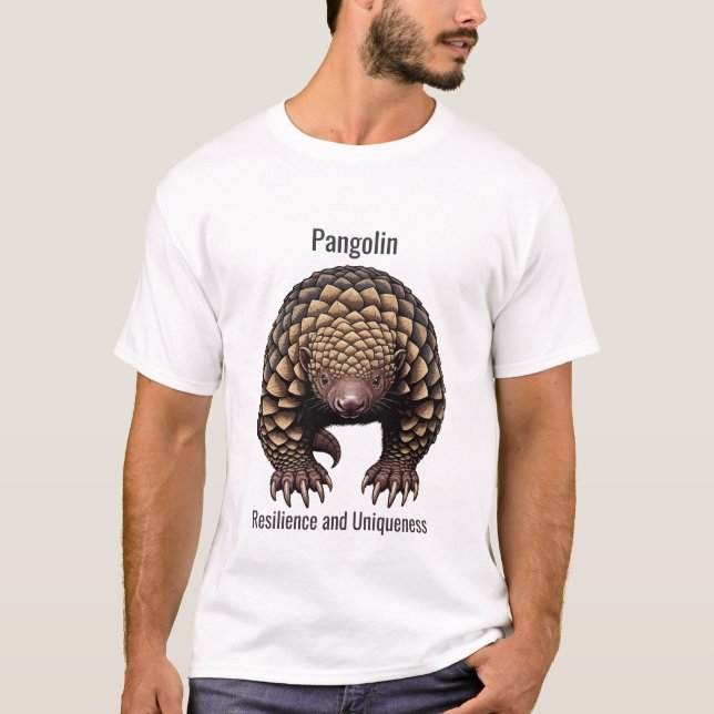 pangolin - Resilience and Uniqueness T-Shirt (Front)