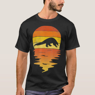 Pangolin retro sunset 70s vintage Pangolin T-Shirt