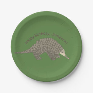 Pangolins Birthday Party Paper Plates