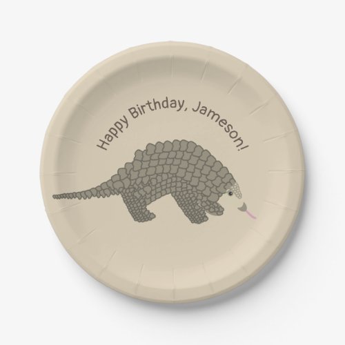 Pangolins Birthday Party Paper Plates