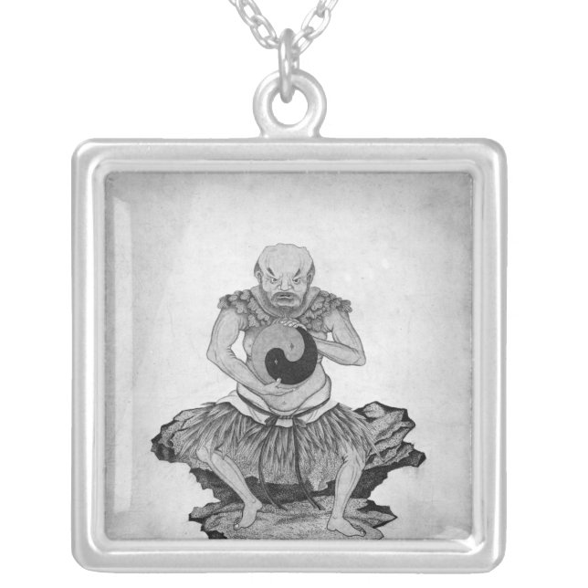 Pangu Silver Plated Necklace (Front)