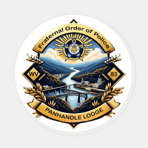 Panhandle Lodge 83 Coasters