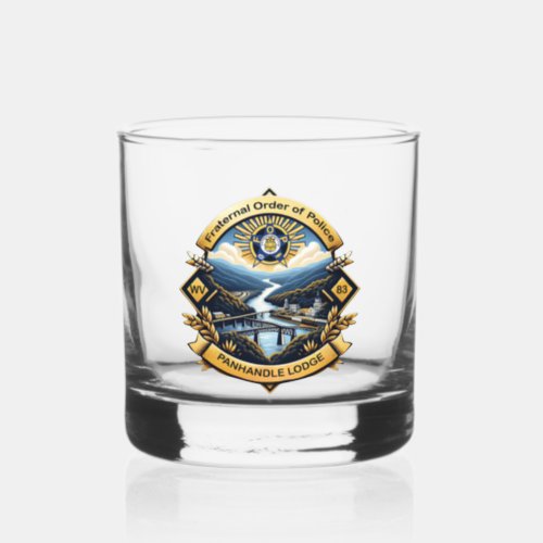 Panhandle Lodge 83 Whiskey Glass
