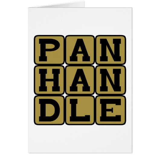 Panhandle, Oklahoma Nickname Cards (Front)