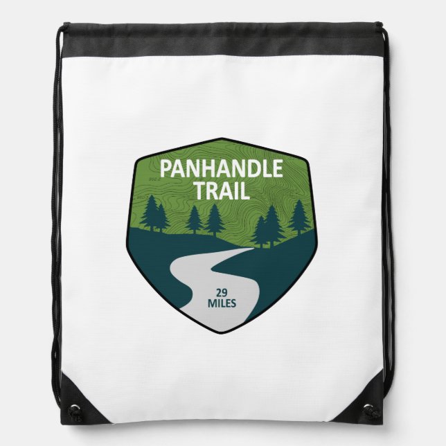 Panhandle Trail Drawstring Bag (Front)
