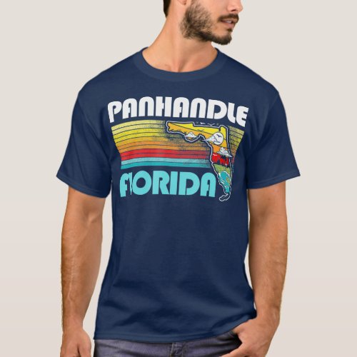 Panhandle Vintage Florida Nature  Outdoors Retro T_Shirt