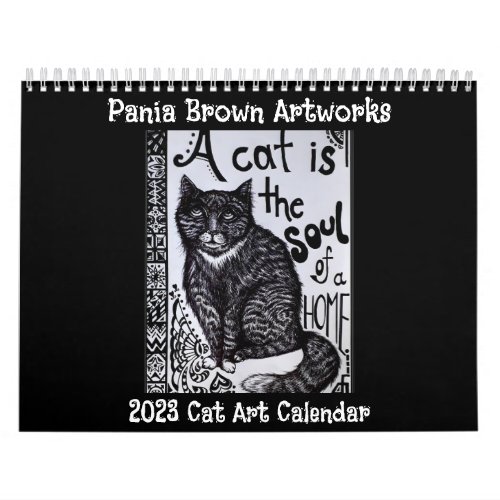 Pania Brown Artworks 2023 Calendar