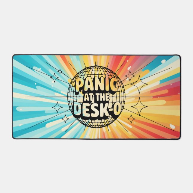 Panic at the Desk-O Desk Mat (Front)
