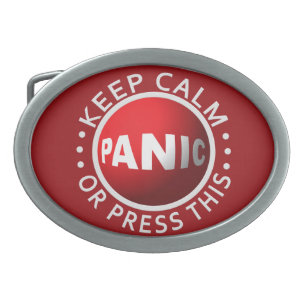 Panic Button belt buckle