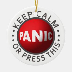 Panic Button ornament