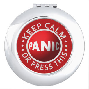 Panic Button pocket mirror