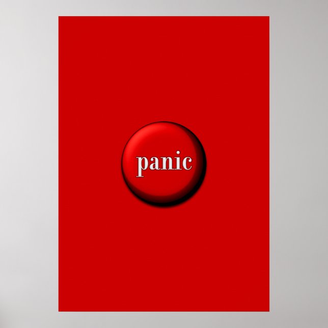 Panic Button Poster (Front)