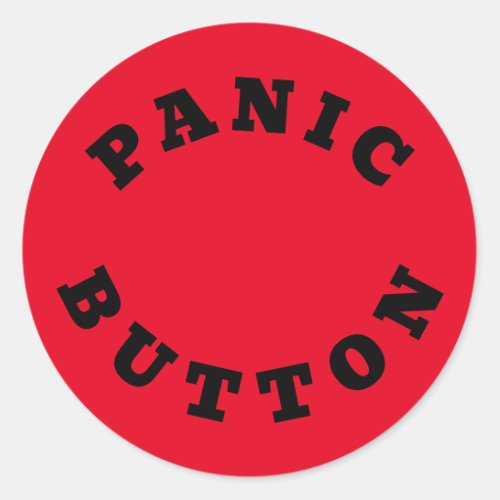 PANIC BUTTON _ Sticker